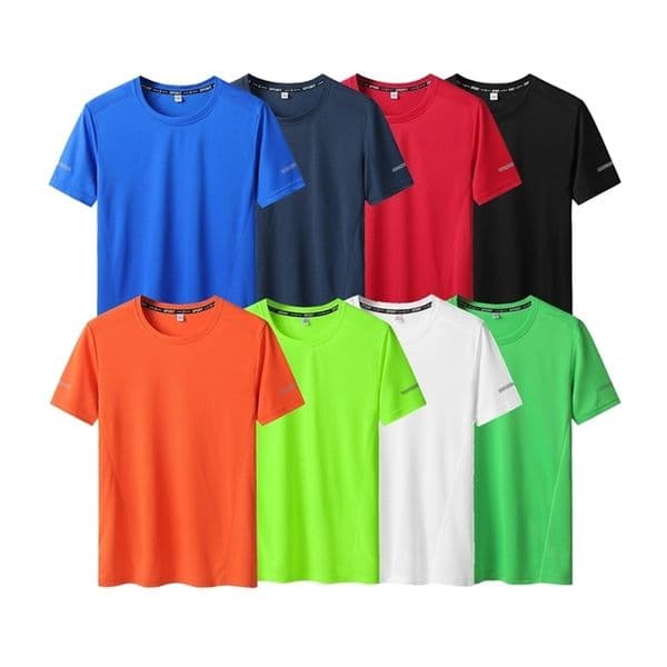 Men's Large Size Clothing Quick Dry T Shirt Plus 9XL Summer Casual O-neck Short Sleeve Black T-shirts Male Tees Tops 220304