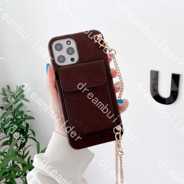 Fashion Phone Cases For 17pro max 15 16 17 air 14 plus 12 11 13 14 Pro Max XSMAX PU leather Case Designer shell Protective with Chain wallet cover cardholder