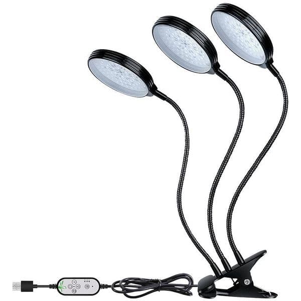 Grow Lights 5 Modes light full spectrum led grow light 2PC/LOT,5PC/LOT Plant Growth Lights Lamp 360-degree Rotary Flower Plant