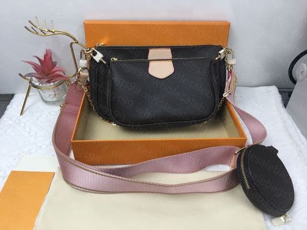 classic woman handbag shoulder clutch bag genuine leather totes purse messenger bags Equipped with detachable gold chain wallet dustbag backpack