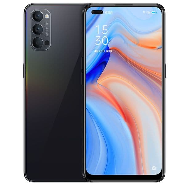 Original Oppo Reno 4 5G Mobile Phone 8GB RAM 128GB 256GB ROM Snapdragon 765G Octa Core Android 6.4" 48MP Face ID Fingerprint Cell Phone