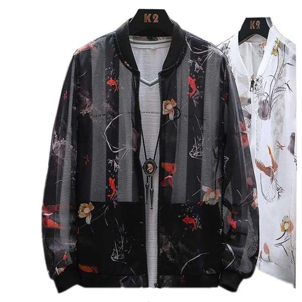 Mens Summer Sun Protection Clothing Unisex Casual Jacket Men Outdoor Breathable Thin Coat 211110