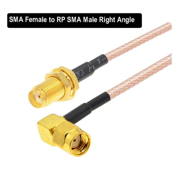 Cable SMA Male Right Angle to SMA-Female Antennas RF Coax Pigtail RG316 Connector Adapter WIFI Antenna Extension Jumper Cables