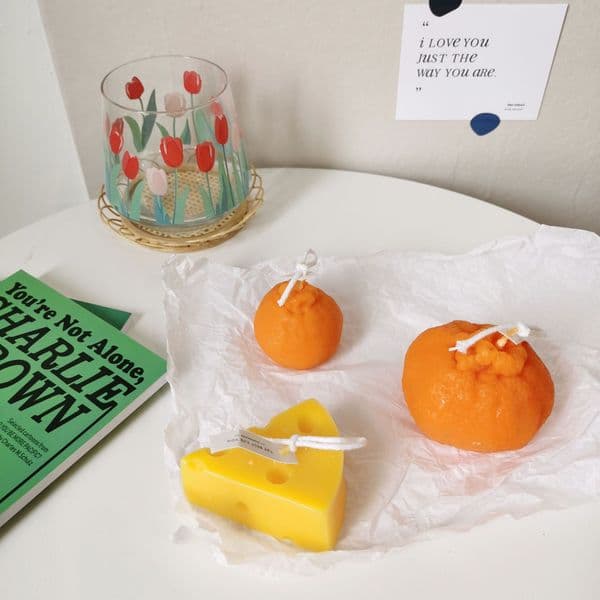 Cube Soy Wax Bubble Candle Cute Scented Candles Orange Lemon Cheese Aromatherapy Small Relaxing Birthday Gift TH0024Y260311 Z260520