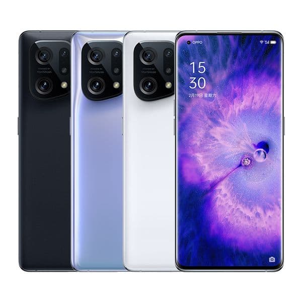 Original Oppo Find X5 5G Mobile Phone 12GB RAM 256GB ROM Octa Core Snapdragon 888 50MP NFC Android 6.55" OLED 120Hz Curved Full Screen Fingerprint ID Face Smart Cellphone