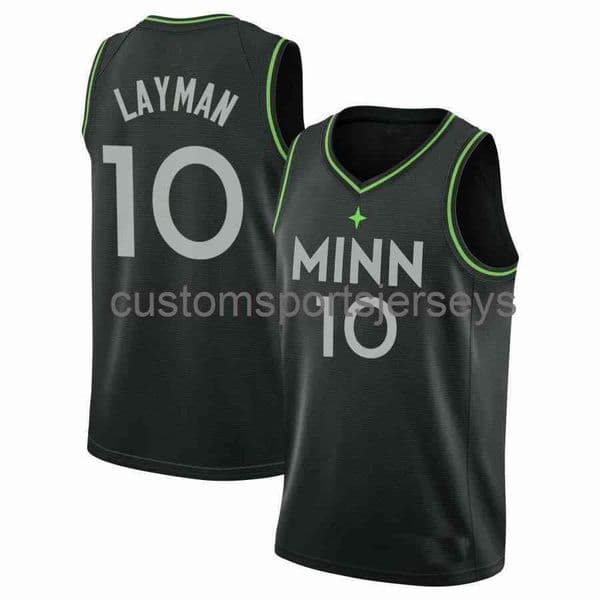 Jake Layman #10 2021 Swingman Jersey Embroidery add any name number