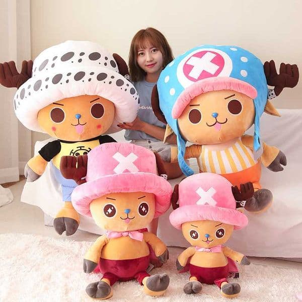 2026 New New Big Size Anime One Piece Chopper Stuffed Doll Toy Kawaii Cute Lovely Soft Plush Toys Kids Gift Children Birthday G0913 Free Shipping E To