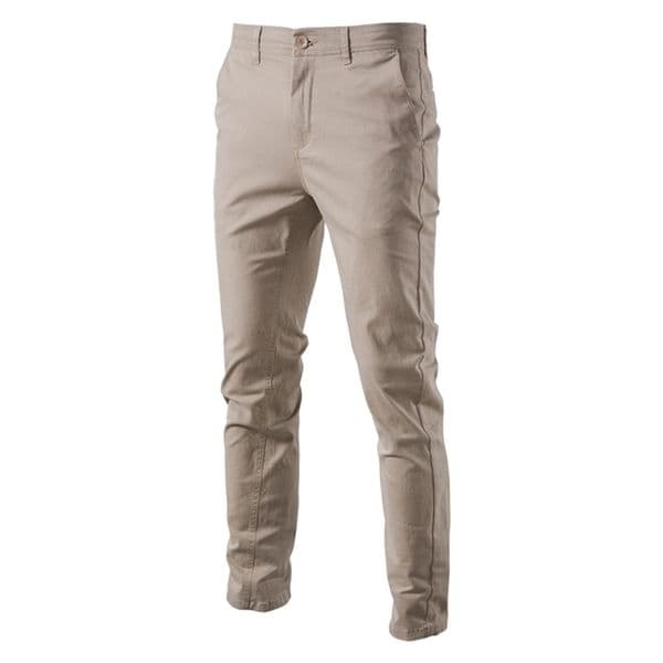 AIOPESON Casual Cotton Men Trousers Solid Color Slim Fit 's Pants Spring Autumn High Quality Classic Business 210810