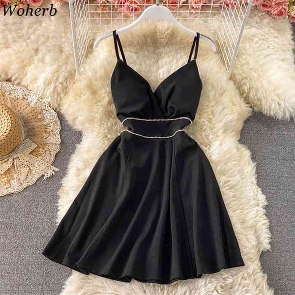 Sexy Dress Women Backless Off Shoulder Fashion Mini Dresses Elegant Temperament Robe Vestidos Mujer 4i568 210519
