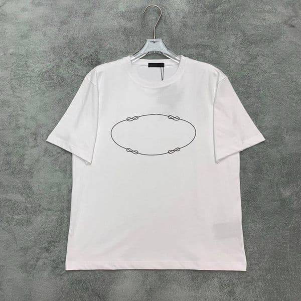 21ss Designer Tide T Shirts Chest Letter Laminated Print Short Sleeve High Street Loose Oversize Casual T-shirt 100% Pure Cotton Tops for Me
