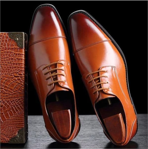 High Quality Leather Business Casual Shoes Men Dress Office Luxury Shoes Male Breathable Oxfords Men Formal Shoes size 38-48