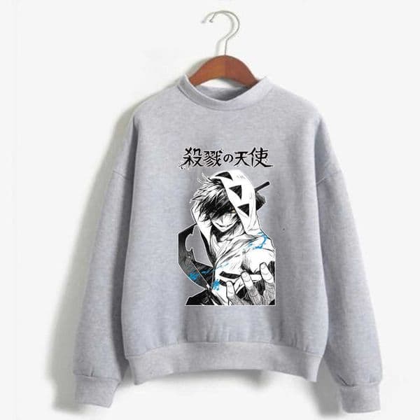 Anime Angels of Death Hoodie O-neck Fashion Long Sleeve Casual Loose Unisex Y0804