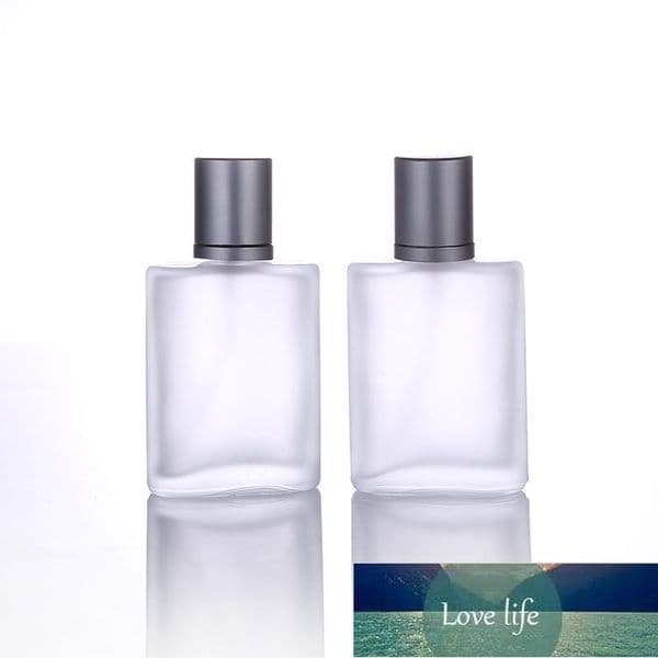 50ML Frosted Glass Perfume Bottle Portable Travel Aluminum Spray Bottles Refillable Spray Empty Bottle Customized LOGO Factory price expert design Quality Latest