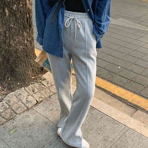 Elegant Casual High Waist Straigh Wide Leg Pants Women Bottom Autumn Winter OL Solid Loose Thick Plus Velvet Trousers 210421