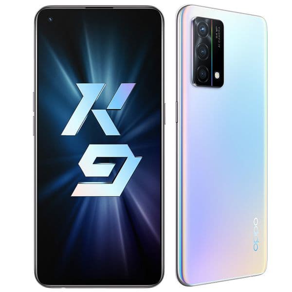 Original Oppo K9 5G Mobile Phone 8GB RAM 128GB 256GB ROM Snapdragon 768G Octa Core 64MP AI 4300mAh Android 6.43" AMOLED Full Screen Fingerprint ID Smart Cellphone