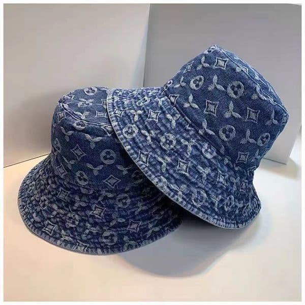 Stingy Brim Hats Cowboy Bucket Hat Casual Luxury Unisex Caps Women Mens Designer Hats For Street Casquette Denim Print Fitted Cap Men Beanie D2109152HL