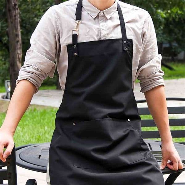 Barber Shop Hairdresser Kitchen Cooking Baking Men and Women Restaurant Denim Apron Florist overalls 210629