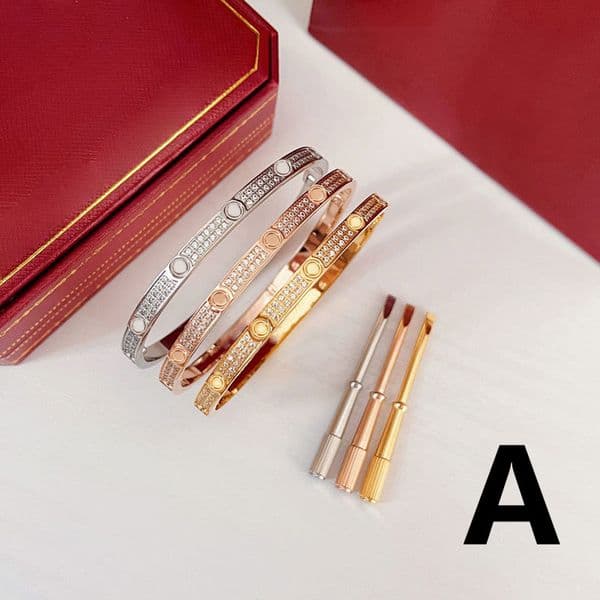 Designer Bracelets Narrow Wedding Bracelet Lover Fashion for Man Woman 3 Style 9 Color Top Quality
