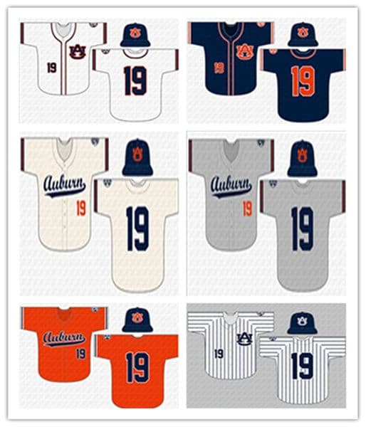 Custom Ncaa AU College Baseball Jersey TRACE BRIGHT BROOKS FULLER CAM HILL GARRETT FARQUHAR COLE FOSTER STEVEN WILLIAMS TYLER MILLER RYAN BLISS RANKIN WOLEY