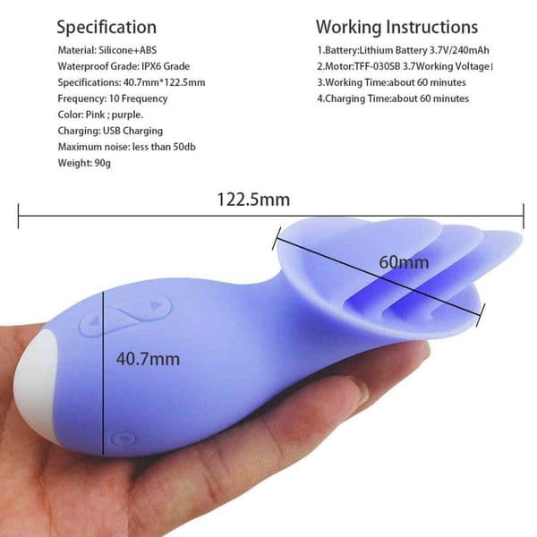 NXY Pump Toys Usb Charging Hair Triple Tongue Massage Mode Masturbator Female Licking Chest Massager Sex Tools For Females Masturbation 1126