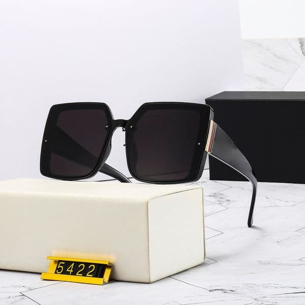 2026 Summer Sunglasses for Women Fashion Square Woman Sunglasse Adumbral Goggle Glasses UV400 C 5422 6 Color Highly Quality with Box Online sale 12A