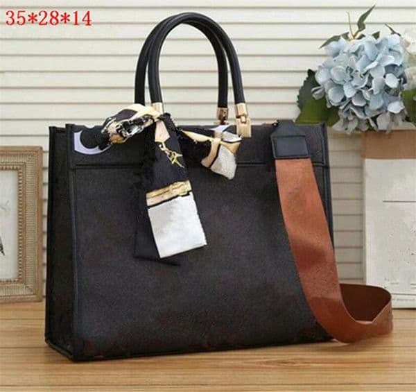 High Quality Handbag Luxury Designer Totes Classic Flower Brown With Original Bags Serial Number purse Large Shopping bag handbags Package Shoulder 103