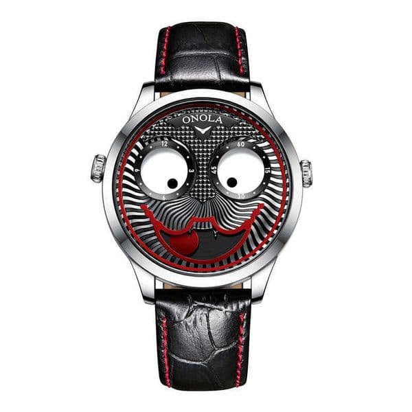 Russian clown ONOLA men's watch trendy brand quartz non-mechanical foreign trade explosive belt style fashion sports