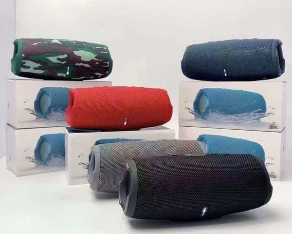 E5 Dropship Charge5 Speaker Mini Portable Loudspeaker Wireless Bluetooth Speakers with Package Outdoor Audio 5 Colors L260604