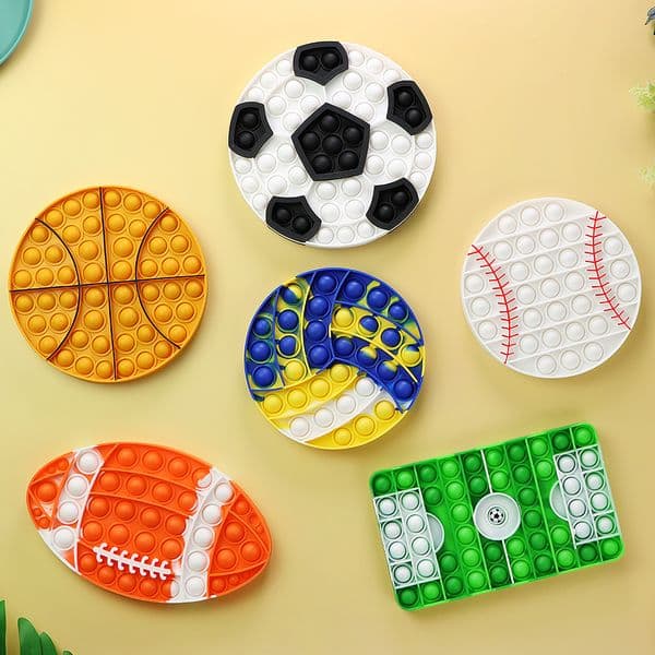 New Fidget Toys Push It Bubble Antistress Toys New Year Anti-stress Sensory Gifts Reusable Squeeze Gifts Stress Reliever Christmas Party Favor