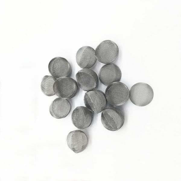 304 Stainless Steel Smoking Screen Metal Diameter 12mm/17mm Filter Domed Bowl Screens