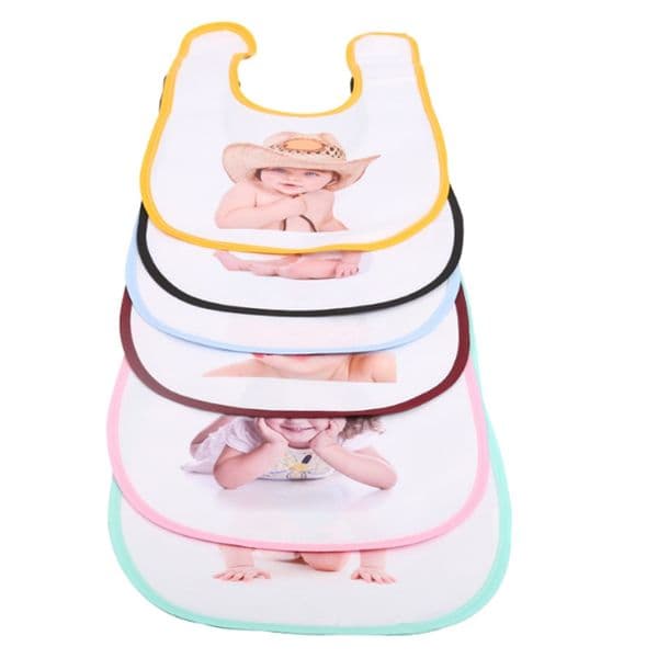 Heat transfer printing Blank Saliva towel Napkin Sublimation Baby saliva towels Bib 4 styles