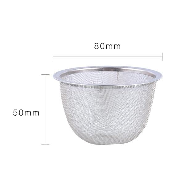 Strainer Reusable 8cm Diameter Stainless Steel Mesh Infuser Teapot Tea Leaf Spice Filter Drinkware Kitchen Accessories