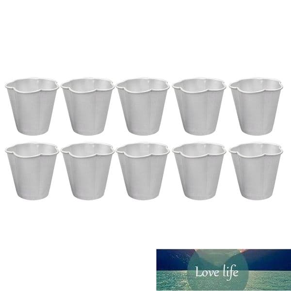 10Pcs Five-Petaled Flower Shape Aluminium Alloy Egg Tarts Molds Mousse Cake Mold Diy Jelly Pudding Moulds Factory price expert design Quality Latest Style Original