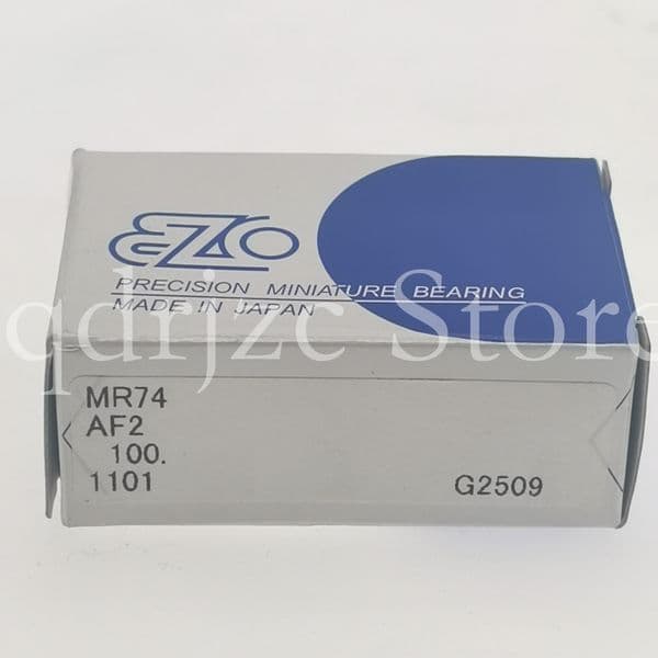(10 PCS) EZO deep groove ball bearing MR74 674 L-740 open type without sealing ring 4mm 7mm 2mm