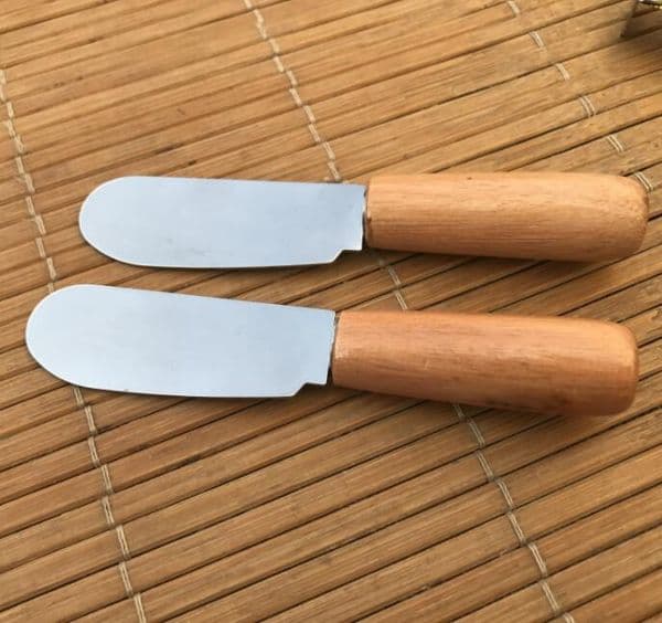 Cheese tools Knife Stainless Steel Butter With Wooden Handle Spatula Dessert Jam Spreader Breakfast Tool RH6604