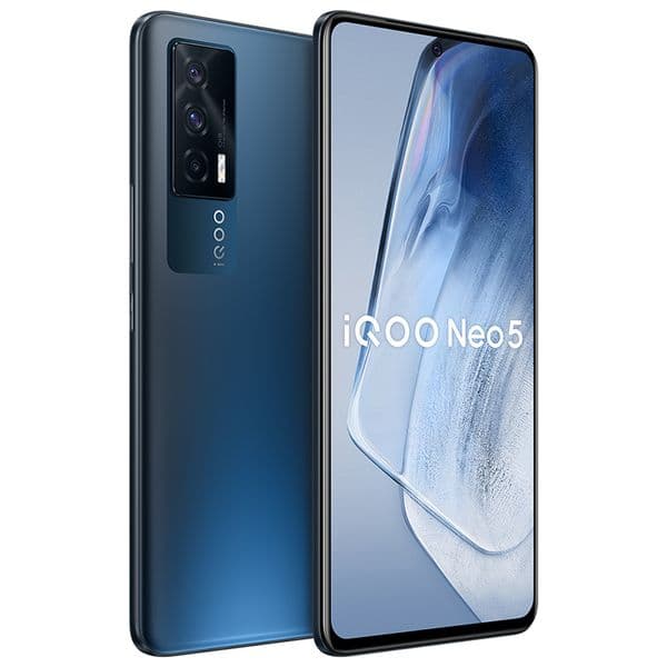 Original Vivo iQOO Neo 5 5G Mobile Phone 8GB RAM 128GB 256GB ROM Snapdragon 870 48MP AR NFC OTG 4400mAh Android 6.62" Full Screen Fingerprint ID Face Wake Smart Cell Phone