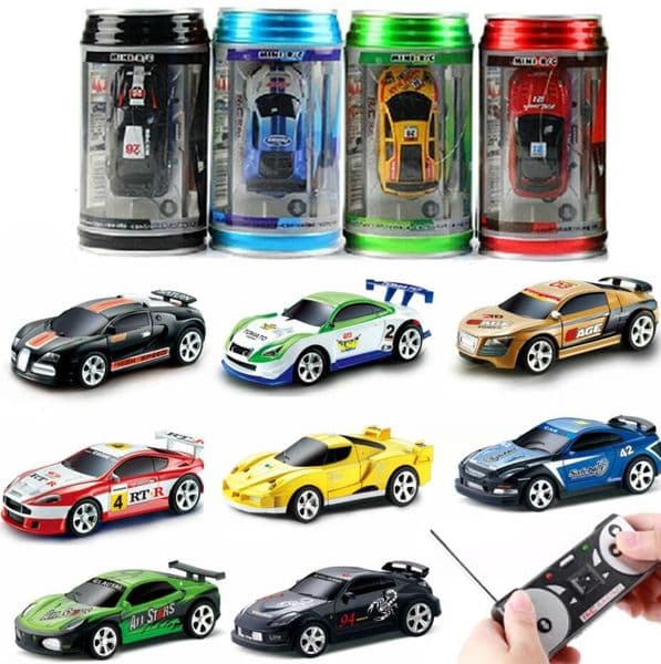 2026 New Creative Coke Can Mini Car RC Collection Radio Controlled Cars Machines On The Remote Control Toys For Boys Kids Gift Gc1108 Toy