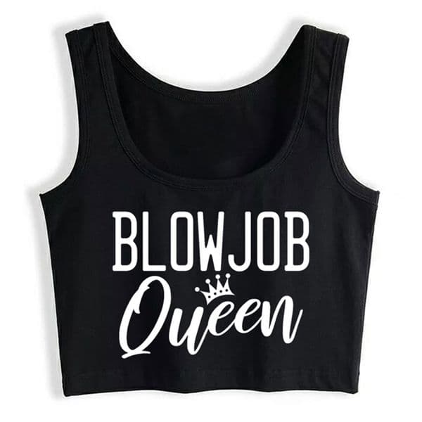 Crop Top Female Adult Humor Casual Vintage Cotton Tops Women 220325