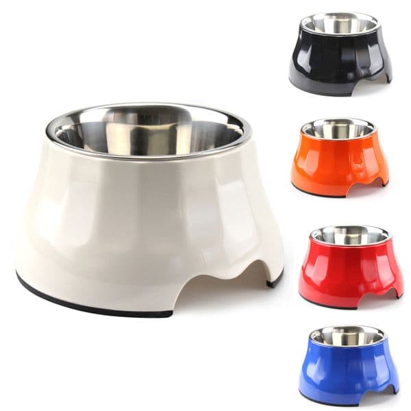 Raised Dog Bowls Nonskid Melamine Feeding Station for Cozy Eating Dishwasher Safe Long Legged Dogs Y200917