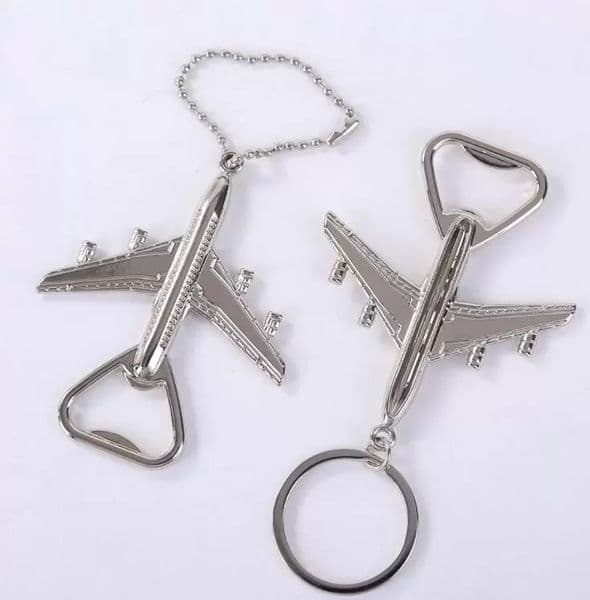 2026 Airplane perfume Opener Aircraft Keychain Openers Plane cologne Shape Beer Keyring Birthday Wedding Party Gift Keychains Free Shipping