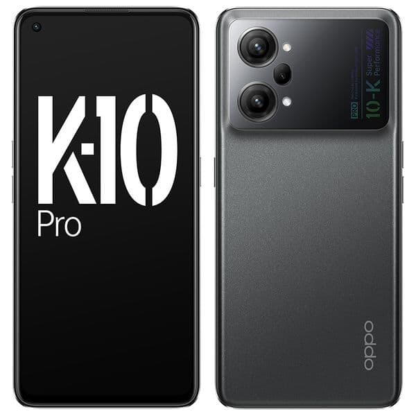 Original Oppo K10 Pro 5G Mobile Phone 12GB RAM 256GB ROM Snapdragon 888 50.0MP AF NFC 5000mAh Android 6.62" 120Hz OLED E4 Full Screen Fingerprint ID Face Smart Cellphone