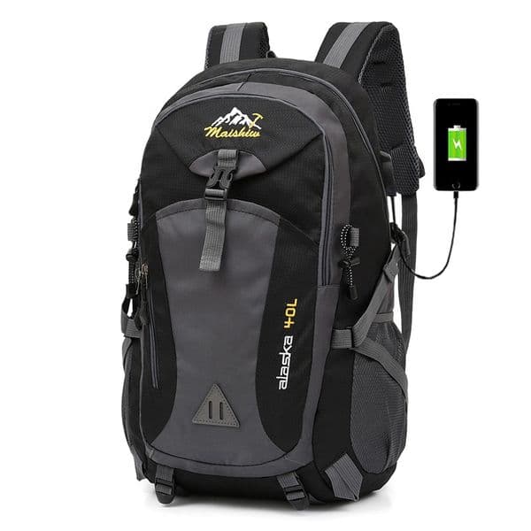 Weysfor 40L Waterproof Men Backpack Travel Pack Sports Bag Pack Outdoor Mountaineering Hiking Climbing Camping backpacks For Male RL001