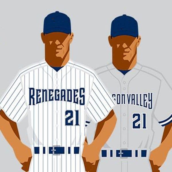 Custom Hudson Valley HV Renegades Baseball Jersey Austin Wells Cooper Bowman Everson Pereira Aldenis Sanchez Pat DeMarco Tyler Hardman Will Warren Matt Sauer