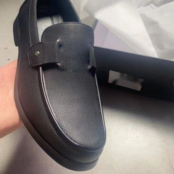 Men Shoes Loafers PU Leather Fashion Dress Classic Comfortable Spring Autumn Slip on Simplicity Round Toe Outdoors Concise Casual Business Shoes