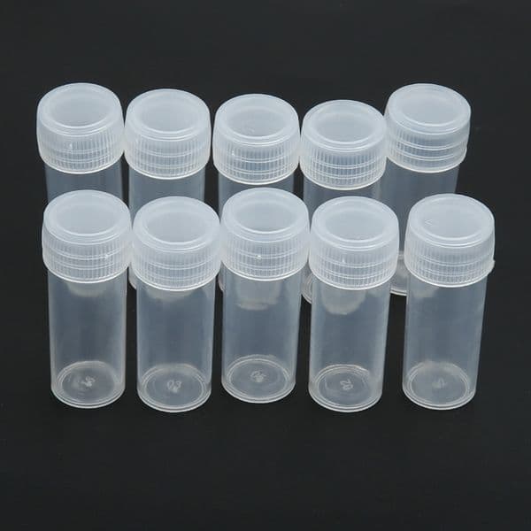 wholesale PE 5ml Clear Plastic Sample Volume Empty Cream Jar Cosmetic 5g Liquid Solid Oil Containers Small Storage Contain Bottle with Cover kitchen accessories