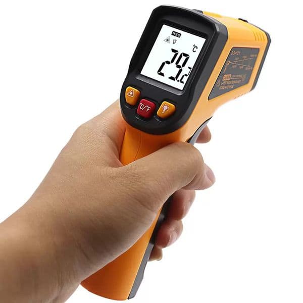 2026 Wholesale Non Contact Digital Infrared Thermometer Instruments perfume cologne 50 400C Temperature Pyrometer IR Laser Point Gun Tester Gm320 Free Shipping