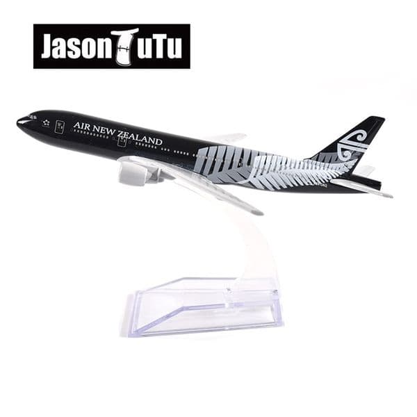 JASON TUTU 16cm Air Zealand Boeing B777 Airplane Model Plane Model Aircraft Diecast Metal 1/400 Scale Planes Drop 220507