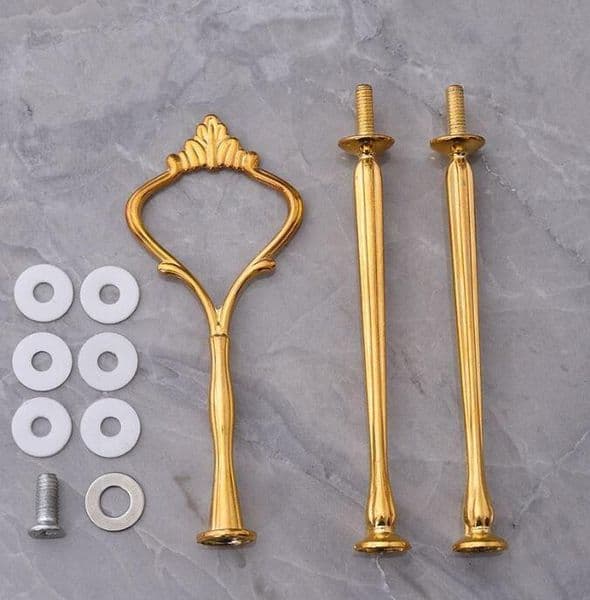 Other Dinnerware Kitchen Cake Tools Dining Bar Home Garden Fashionable European Style 3 Tier Cake Plate Stand Handle Fitting