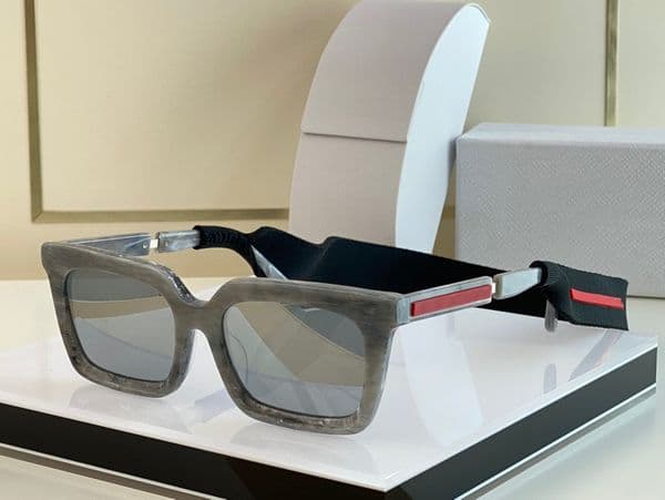 Sunglasses For Men Women Summer 09A Style Anti-Ultraviolet Retro Plate Square Full Frame Fashion Send Chain Eyeglasses Random Box