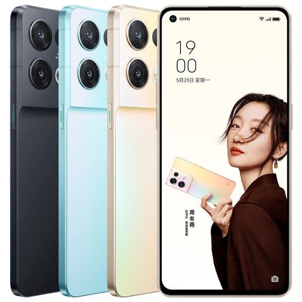 Original Oppo Reno 8 Pro 5G Mobile Phone 12GB RAM 256GB ROM Octa Core Snapdragon 7 Gen 1 50.0MP NFC Android 6.62" E4 AMOLED Full Screen Fingerprint ID Face Smart Cellphone